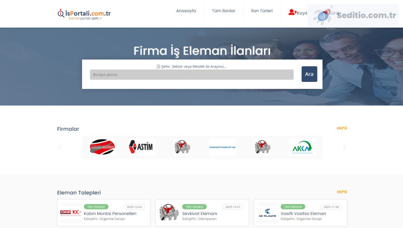 İş İlanları Portalı